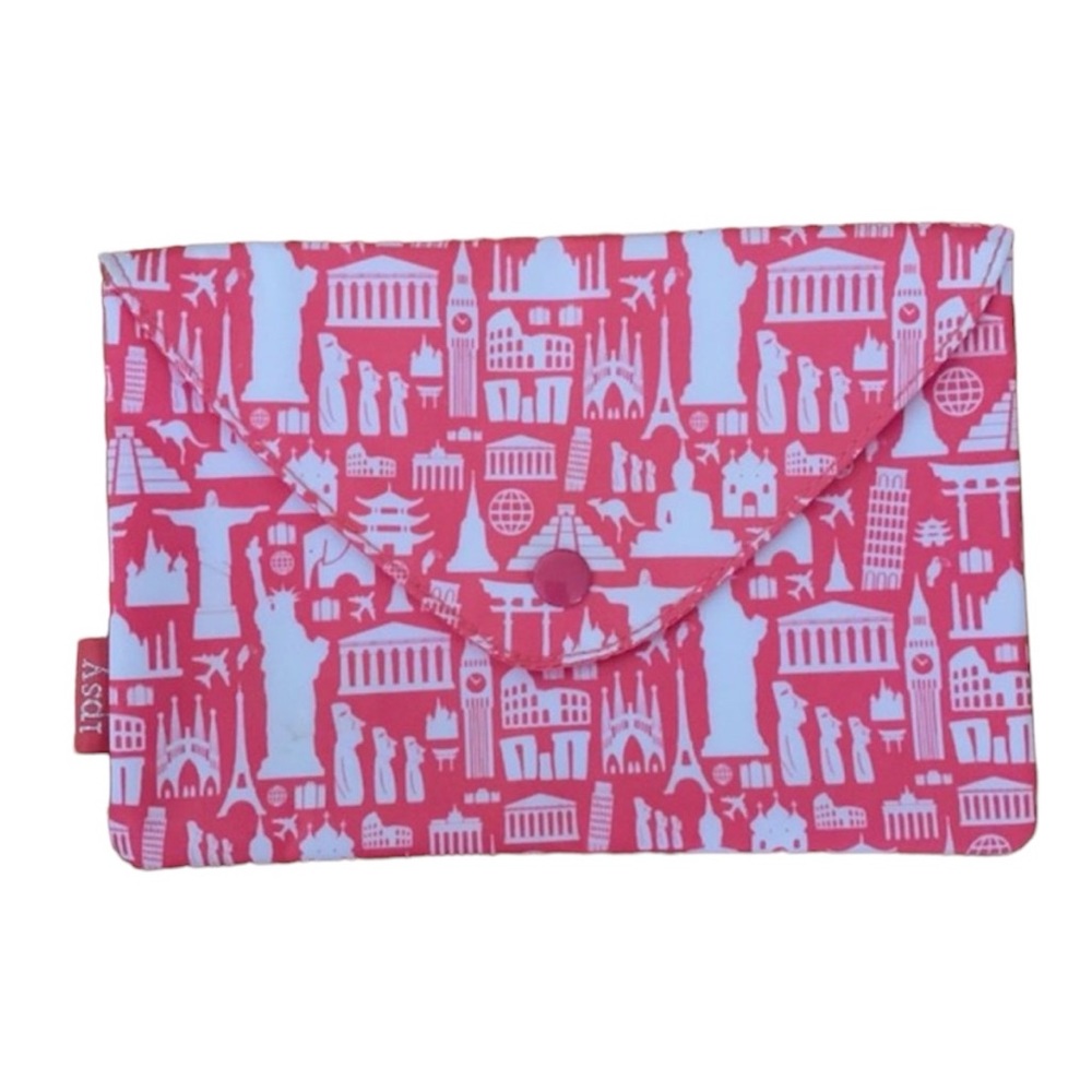 IPSY Pink & White Monument Travel Bag
